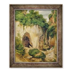 Tablou inramat - Heinrich Reinhold - Stanci la Sorrento, 50 x 60 cm