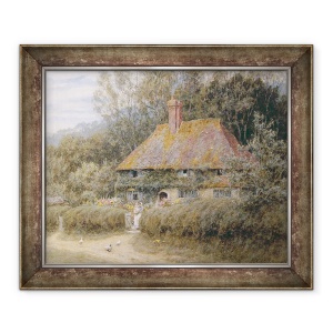 Tablou inramat - Helen Allingham - Ferma Valewood sub Blackwood, 50 x 60 cm