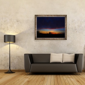 Tablou inramat - Helen White - Aterglow, 2018, 60 x 80 cm - Img 2