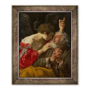 Tablou inramat - Hendrick Ter Brugghen - Eliberarea Sfantului Petru, 70 x 85 cm
