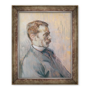 Tablou inramat - Henri de Toulouse-Lautrec - Garda mea, Chateau de Madrid la Neuilly, 70 x 85 cm