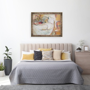 Tablou inramat - Henri de Toulouse-Lautrec - in pat, 60 x 80 cm - Img 3