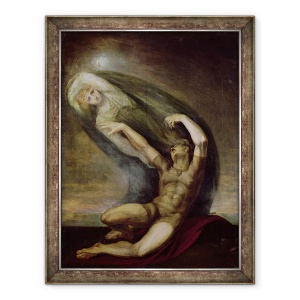 Tablou inramat - Henry Fuseli - Ahile in cautarea umbrei patrulelor, 60 x 80 cm