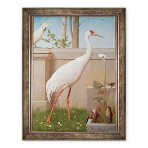 Tablou inramat - Henry Stacey Marks - Indian Crane, Cacadu, 70 x 90 cm