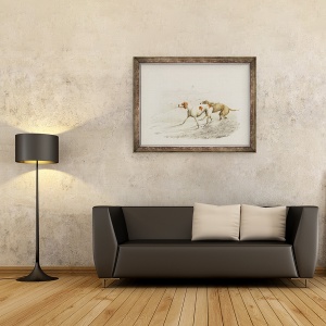 Tablou inramat - Henry Thomas Alken - Doua indicii, 70 x 90 cm - Img 2
