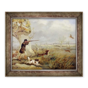 Tablou inramat - Henry Thomas Alken - Tragere rata, 50 x 60 cm