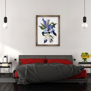 Tablou inramat - Hiroyuki Izutsu - O floare imaginara bazata pe motivul lalelei., 60 x 80 cm - Img 3