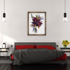 Tablou inramat - Hiroyuki Izutsu - Wild Dahlia, 60 x 80 cm - Img 3