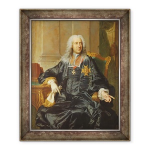 Tablou inramat - Hyacinthe Rigaud - Marc-Pierre de Voyer-de-Paulmy 1696-1764 Conte de Argenson, 50 x 60 cm