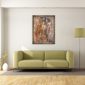 Tablou inramat - Ikahl Beckford - Suflete Atot, 70 x 90 cm - Img 2