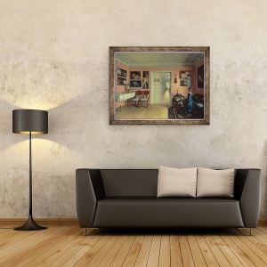 Tablou inramat - Iwan Chrutsky - in camera artistului, 60 x 80 cm - Img 2