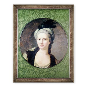 Tablou inramat - Jacques Andre Joseph Camelot Aved - Pauline-Felicite de Nesle 1712-41 Contesa de Vintimille, 70 x 90 cm