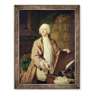 Tablou inramat - Jacques Andre Joseph Camelot Aved - Victor Riquetti 1715-89, Marchizul de Mirabeau, 60 x 80 cm
