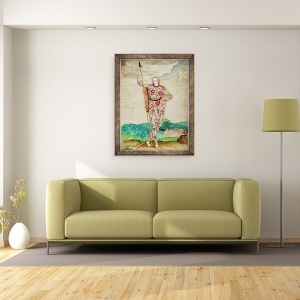 Tablou inramat - Jacques de Morgues Le Moyne - O tanara fiica a picturilor, 60 x 80 cm - Img 2