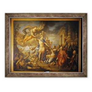 Tablou inramat - Jacques Dumont - Alegorie a Pacii de la Aix-la-Chapelle, 60 x 80 cm