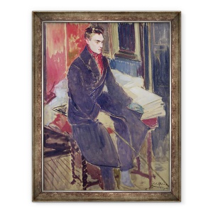 Tablou inramat - Jacques-Emile Blanche - Portretul lui Raymond Radiguet 1903-23, 70 x 90 cm