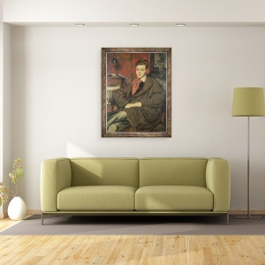 Tablou inramat - Jacques-Emile Blanche - Rene Crevel 1900-35, 60 x 80 cm - Img 2