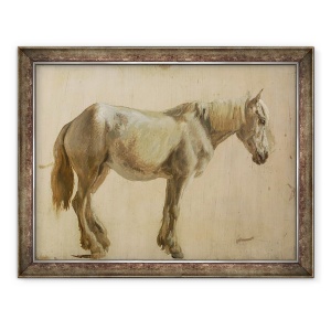 Tablou inramat - Jacques-Laurent Agasse - Studiul unui cal gri, 70 x 90 cm