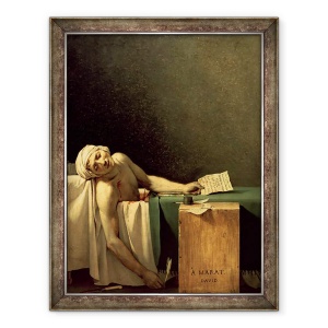Tablou inramat - Jacques Louis David - Moartea lui Marat, 70 x 90 cm