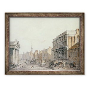 Tablou inramat - James Miller - Vedere la Whitehall, privind spre Charing Cross, 60 x 80 cm