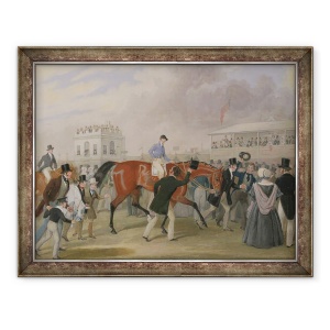 Tablou inramat - James Pollard - Animalele de companie Derby, Castigatorul, 70 x 90 cm