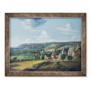 Tablou inramat - Jan Griffier the Elder - Vedere la Potrel Manor, 60 x 80 cm