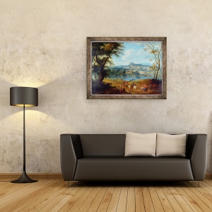 Tablou inramat - Jan Peter van Bredael the Elder - peisaj, 70 x 90 cm - Img 2