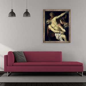 Tablou inramat - Jan van Bijlert - Sfantul Sebastian si Sfantul Irene, 50 x 60 cm - Img 2