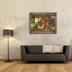 Tablou inramat - Jan van Kessel - Alegorie de gust, 60 x 80 cm - Img 2