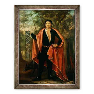 Tablou inramat - Jan Verelst - Tac Yec Neen Ho Gar Ton, imparatul celor sase Natiuni, 70 x 90 cm