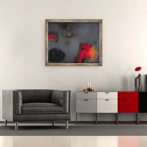 Tablou inramat - Jane Deakin - Seahorse, 50 x 60 cm - Img 2