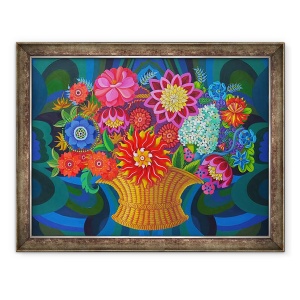 Tablou inramat - Jane Tattersfield - Mai multe flori intr-un cos, 2013, 60 x 80 cm