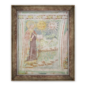 Tablou inramat - Janez Kastav - Crearea Soarelui, Lunii si Stelelor, 50 x 60 cm