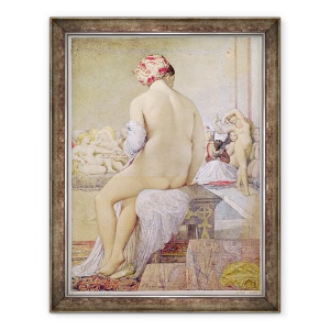 Tablou inramat - Jean Auguste Dominique Ingres - Odalisque sau scaldat mic, 70 x 90 cm