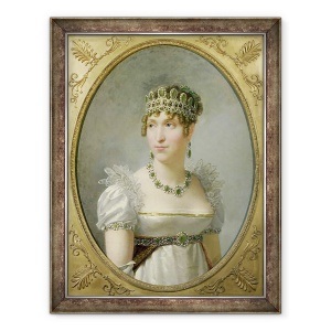 Tablou inramat - Jean-Baptiste Regnault - Hortense de Beauharnais 1783-1837, 60 x 80 cm