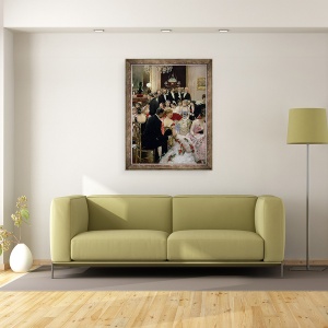 Tablou inramat - Jean Beraud - Seiree, 60 x 80 cm - Img 2