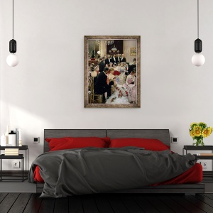 Tablou inramat - Jean Beraud - Seiree, 70 x 90 cm - Img 3