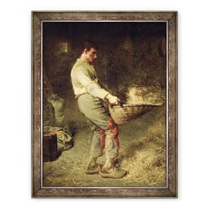 Tablou inramat - Jean-Francois Millet - Un Winnower, 60 x 80 cm