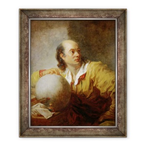 Tablou inramat - Jean-Honore Fragonard - Joseph-Jerome Lefrancois Lalande 1732-1807, 50 x 60 cm