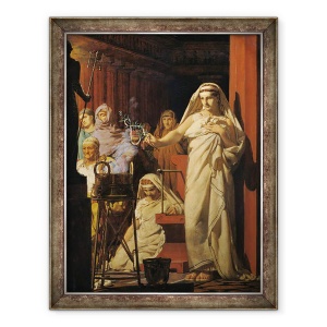 Tablou inramat - Jean Jules Antoine Lecomte du Nouy - Invocarea lui Neptun, 60 x 80 cm