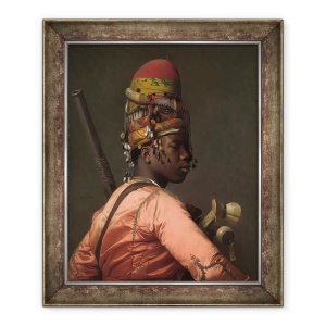 Tablou inramat - Jean Leon Gerome - Bashi-Bazouk, 50 x 60 cm