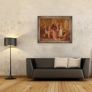 Tablou inramat - Jean Leon Gerome Ferris - Betsy Ross, 70 x 90 cm - Img 2