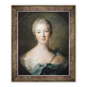 Tablou inramat - Jean-Marc Nattier - Madame de Pompadour 1721-64 1748, 50 x 60 cm