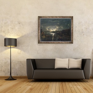 Tablou inramat - Jens Juel - Binnenalster, 60 x 80 cm - Img 2
