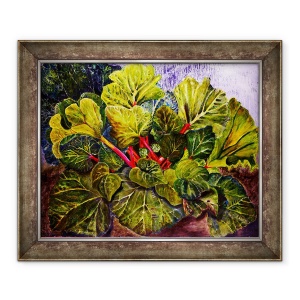 Tablou inramat - jocasta shakespeare - rhubarb, 50 x 60 cm