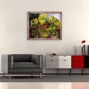Tablou inramat - jocasta shakespeare - rhubarb, 50 x 60 cm - Img 2