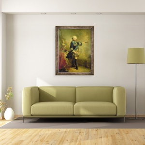 Tablou inramat - Johann Baptist I Lampi - Stanislas II August Poniatowski, 60 x 80 cm - Img 2