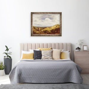 Tablou inramat - John Linnell - Gropi de nisip, Hampstead Heath, 70 x 90 cm - Img 3