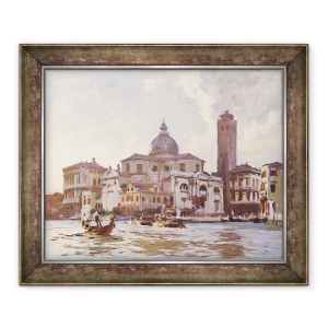 Tablou inramat - John Singer Sargent - Palazzo Labia si Sfantul Geremia, Venetia, 50 x 60 cm