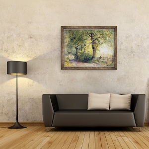 Tablou inramat - John Steeple - Sub fag, 70 x 90 cm - Img 2
